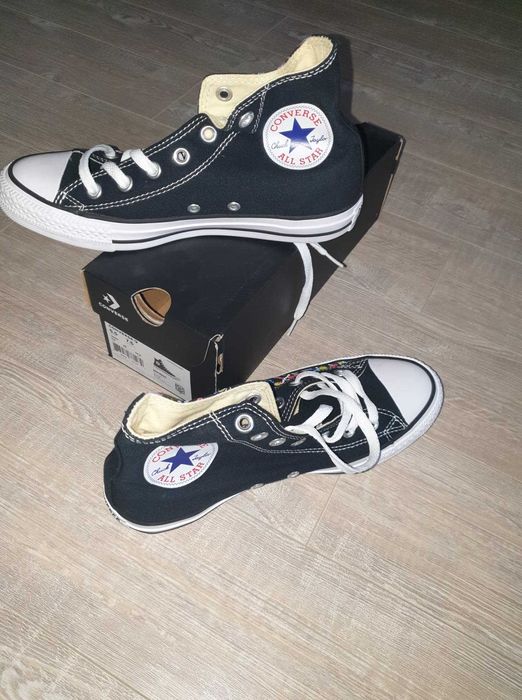 CONVERSE ALL STAR gheata negru personalizati 100% original