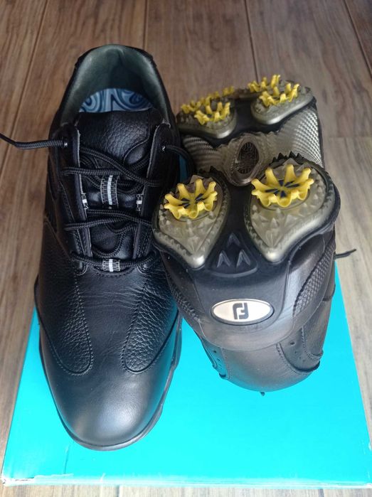 Чисто Нови 43.5 44 Мъжки Голф Обувки FootJoy и топки