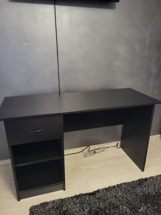 Birou Negru 130×50×70