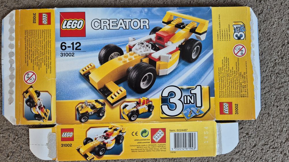 Lego Creator 3 in 1  31002 Super masina de curse