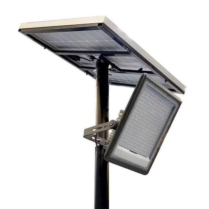 Качественный уличный солнечный LED прожектор 30Вт на литиевой батарее