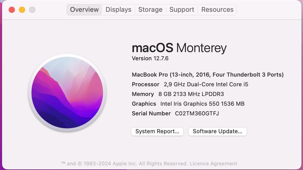 Vând Macbook Pro 13 inch, 2016, i5, 8GB ram, proprietar unic, Istyle