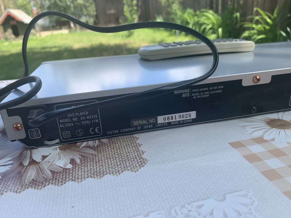 JVC dvd player gri