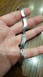 C Bratara argint masiv 925 italy dama,stare perfecta 18 cm