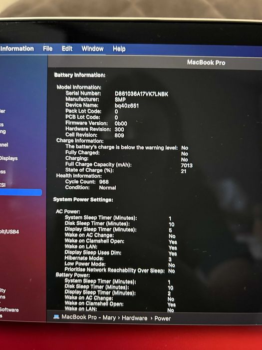 MacBook Pro 2019, 16 inch, 16 gb, 512 ssd