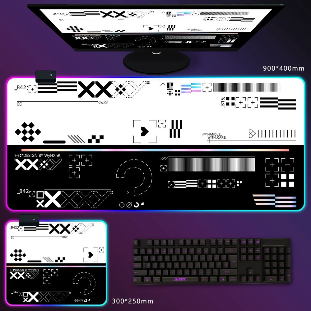 Игровые коврики для мыши с RGB подсветкой