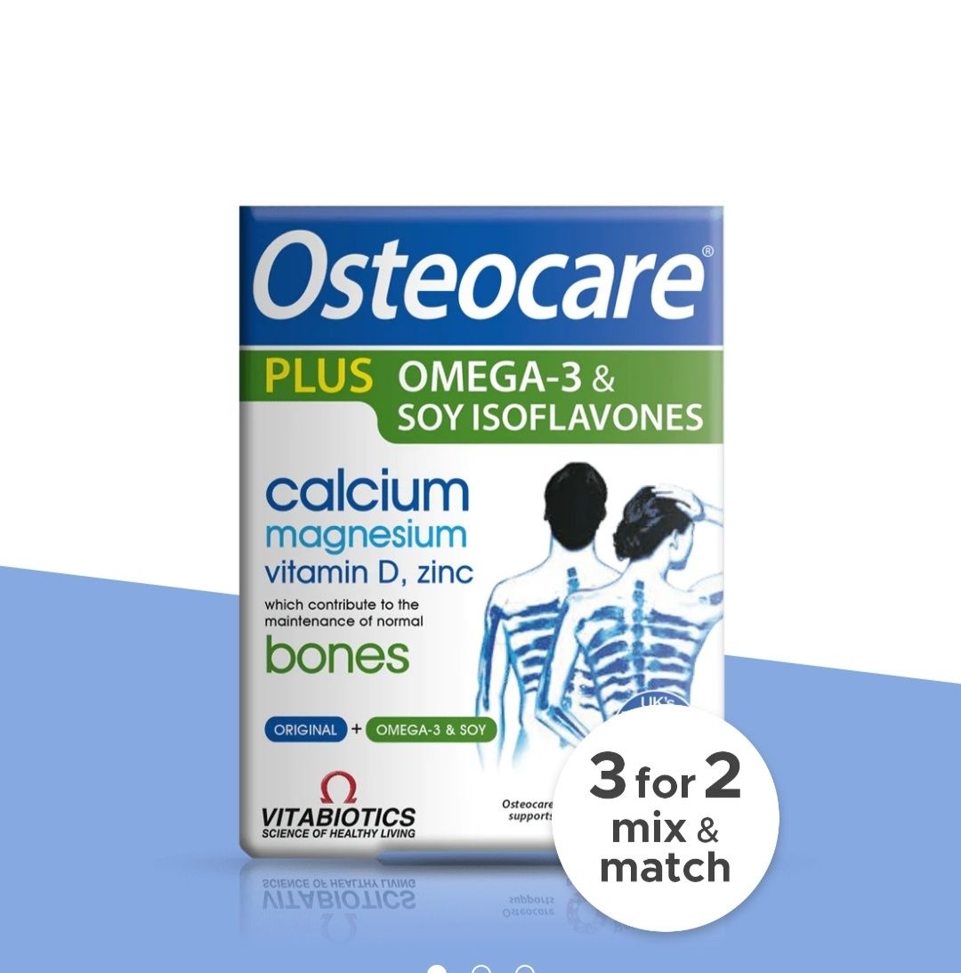 Osteocare plus omega-3 tabletka+kapsula. Остекея плюс таблетки и капсу