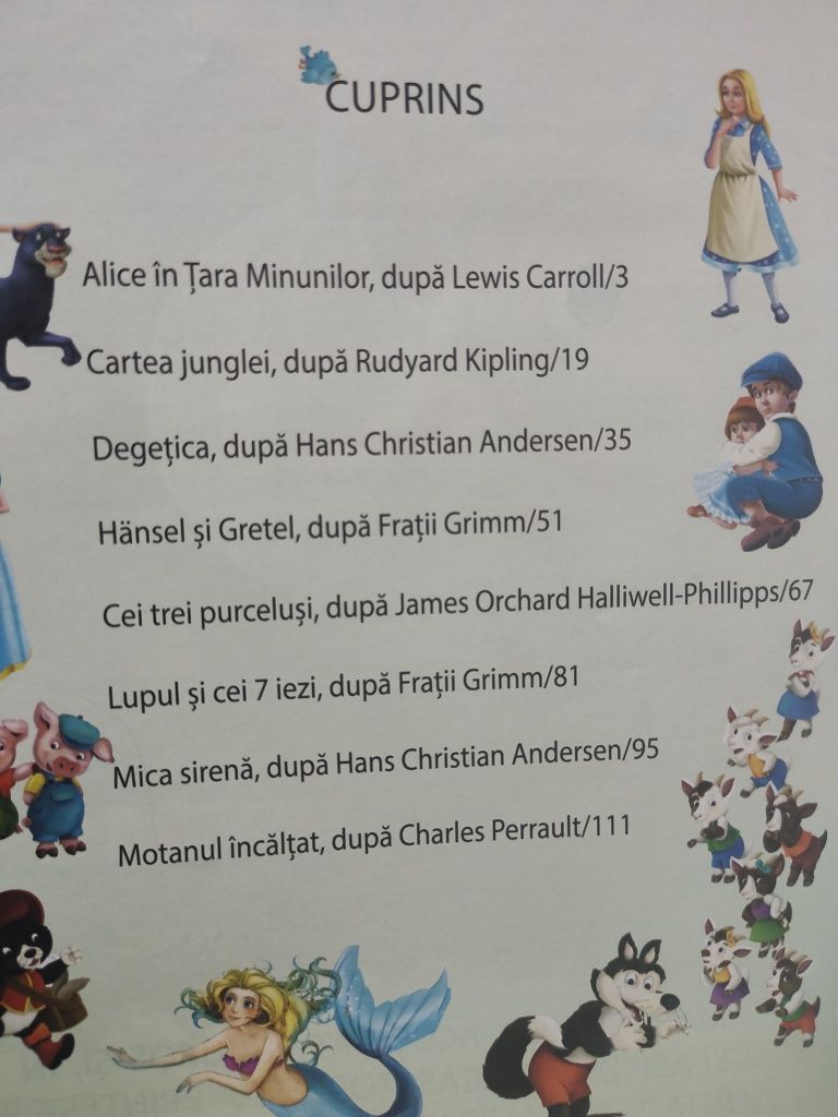 Povesti clasice cu litere mari de tipar