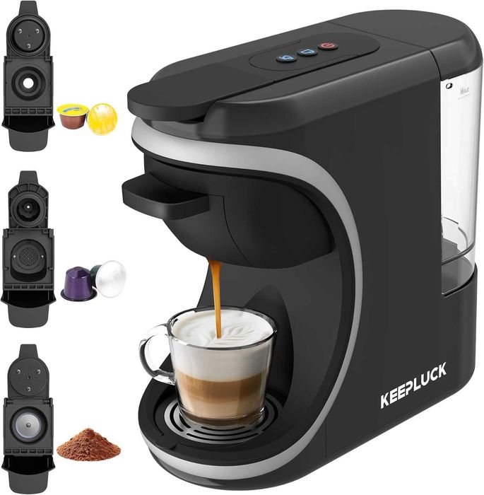 Многофункционална кафемашина, капсули Nespresso, Dolce Gusto и мляно