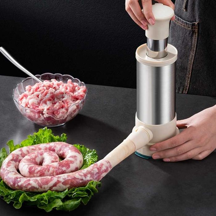Шприц за пълнене на луканки  | Ръчна пълначка за месо и кайма