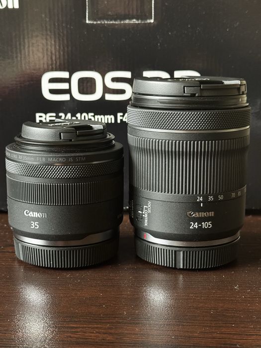 Безогледален фотоапарат CANON EOS RP + два обектива
