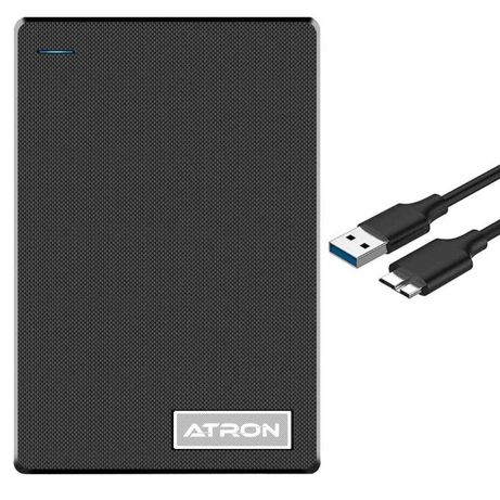 Кутия за външен хард диск 2.5 инча (HDD, SSD), USB 3.0, Atron H1