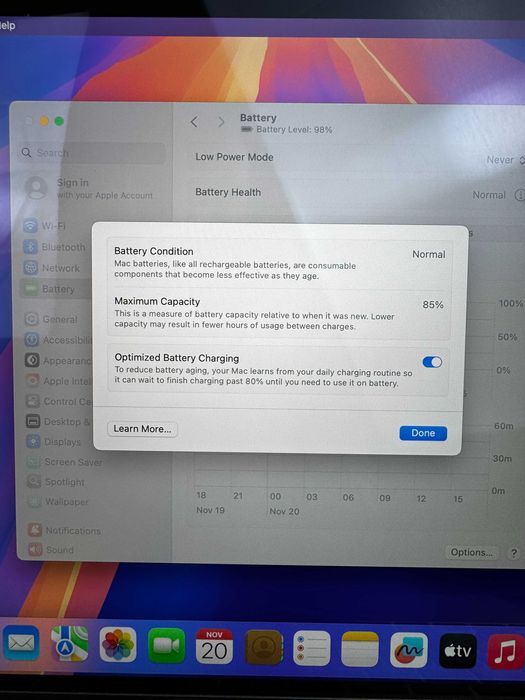 MacBook Air 13" M1 (2020) - Space Grey, 8GB RAM, 256GB SSD