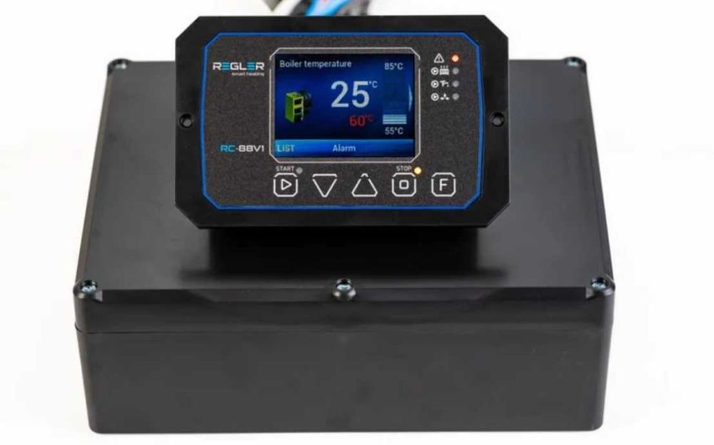REGLER RC 88v1  4 senzori pentru 3 pompe, 1 vana, 2 snec, 1ventilator