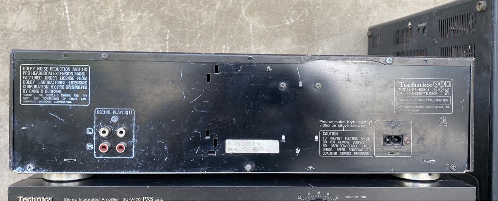 Магнитофон : Дека Technics Rs-BX 501