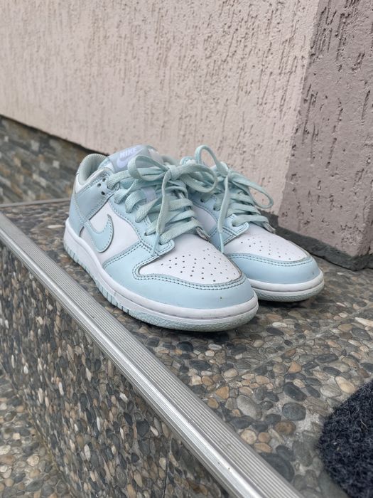 Adidasi nike dunk ,culoare albastru,alb