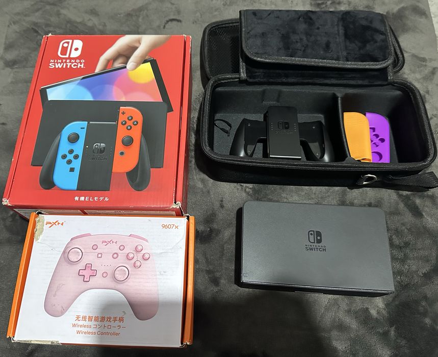 Продается прошитая Nintendo switch oled 64GB