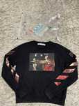 Caravaggio off white black & red
