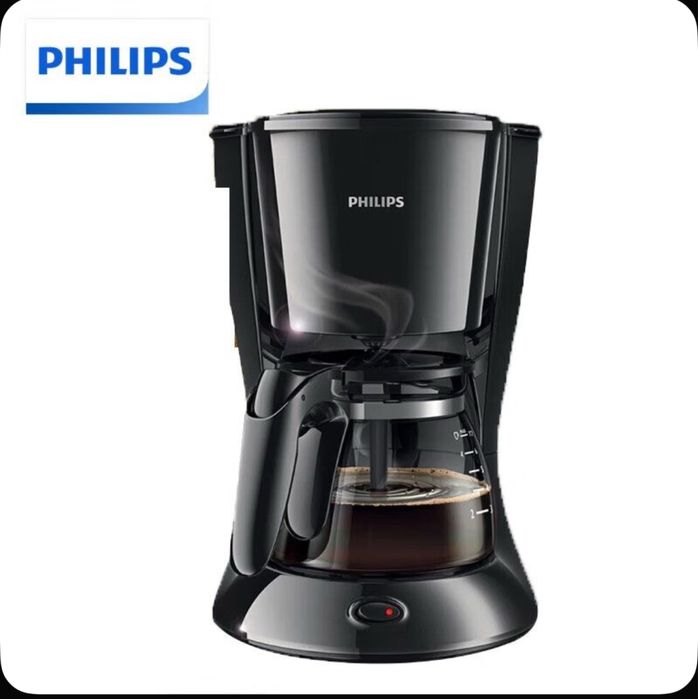 Кофеварка Philips капельная PHPHD7432/20, черный, б/у, в отл.состоянии