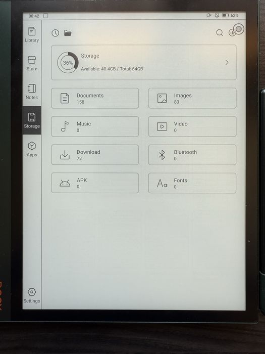 Onyx Boox Note Air2Plus - отлично състояние с оригинален кашъф
