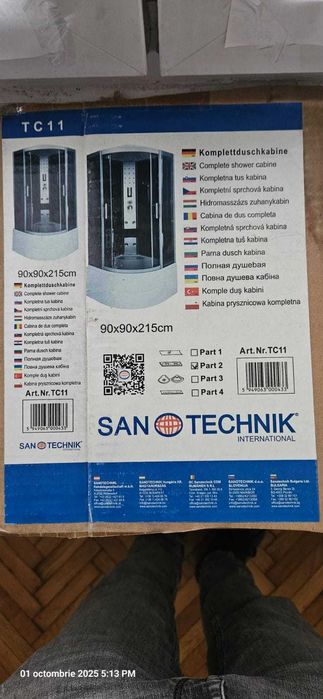 Cabina de dus cu hidromasaj Sanotechnik TC11- noua