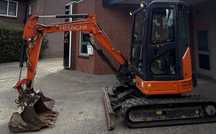 Mini-excavator Hitachi ZX26U-5A CR, 2018, 1200ore
