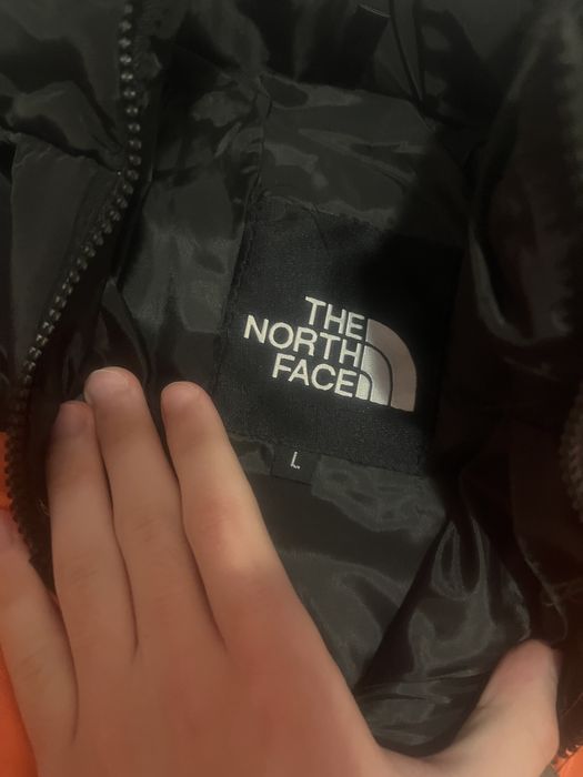 Geacă The North Face portocalie