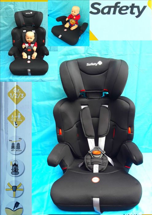 Scaun auto PREMIUM pentru copii 2 in 1  SAFETY NOU - 370 Lei