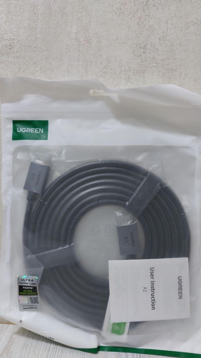 UGREEN HDMI 2.1 Сертифицированный кабель