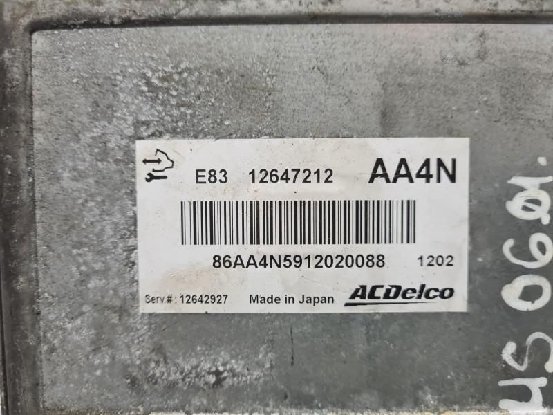 Calculator motor ECU ACDELCO E83 Opel Meriva B facelift 1.4i 101 cp 74