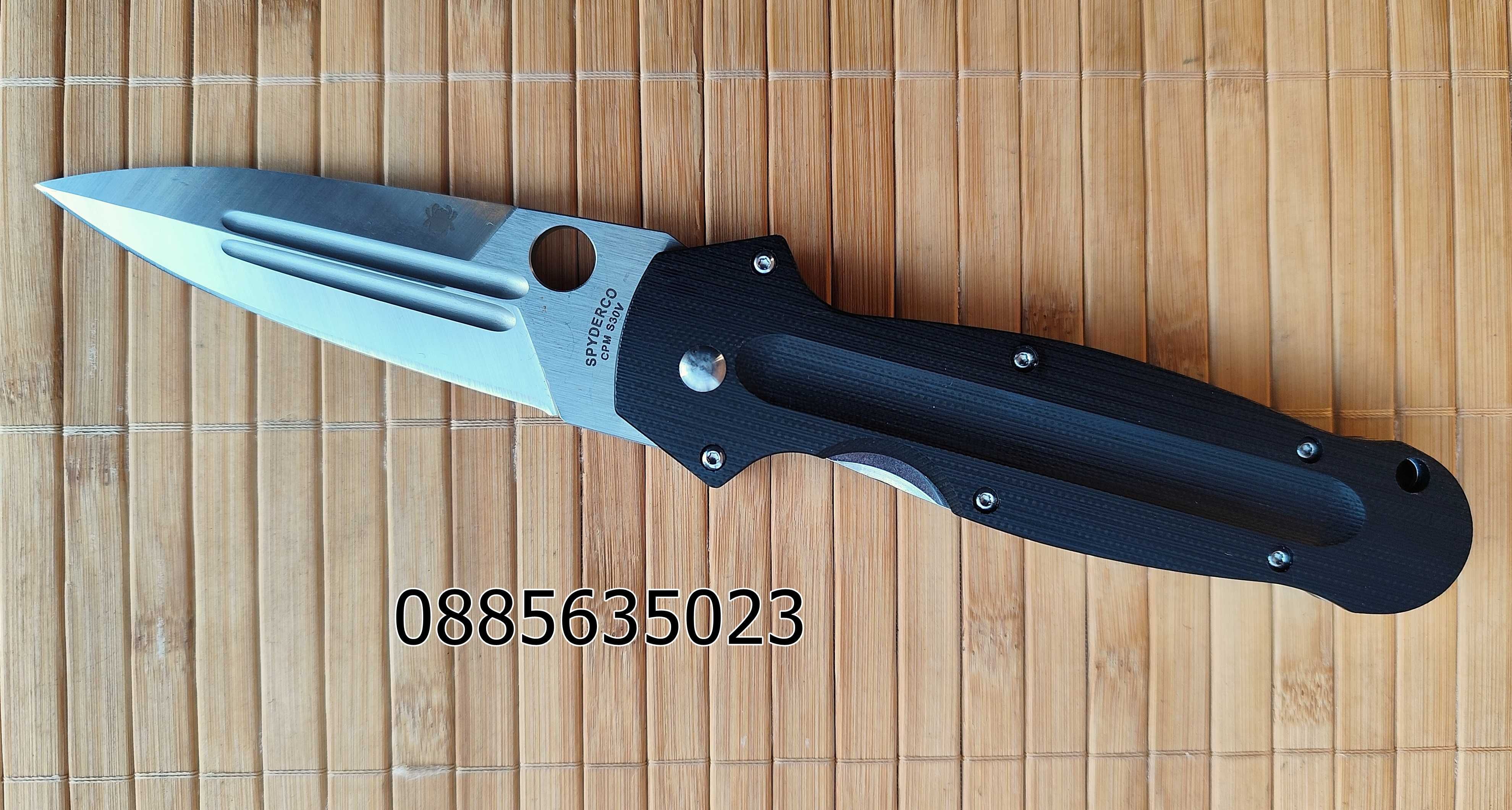 Сгъваем нож Spyderco Schempp Bowie / Schempp EuroEdge