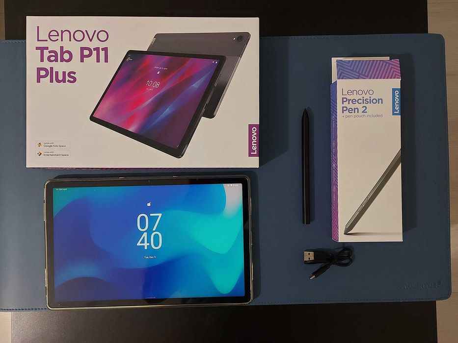 Tableta Lenovo Tab P11 Plus + Lenovo Precision Pen 2, Card, Accesorii