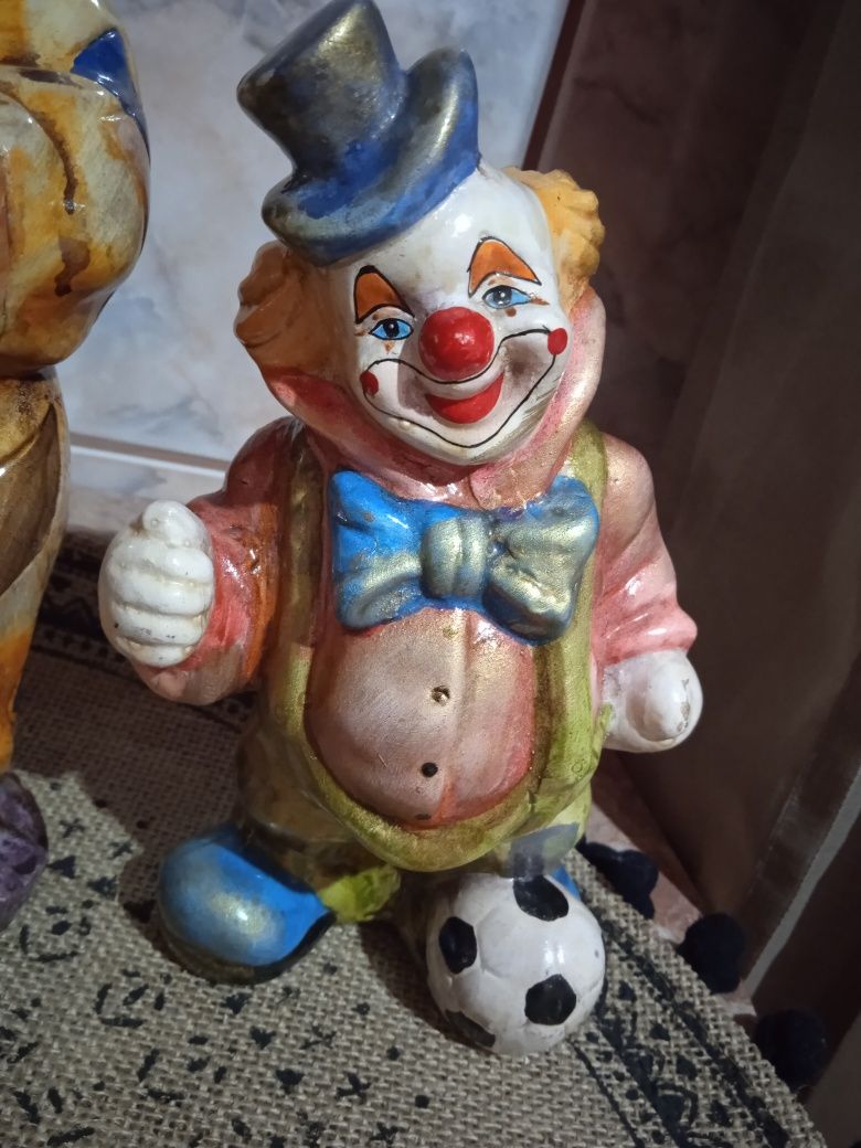 Vintage clovn ceramica  /money box / clown  /pușculița