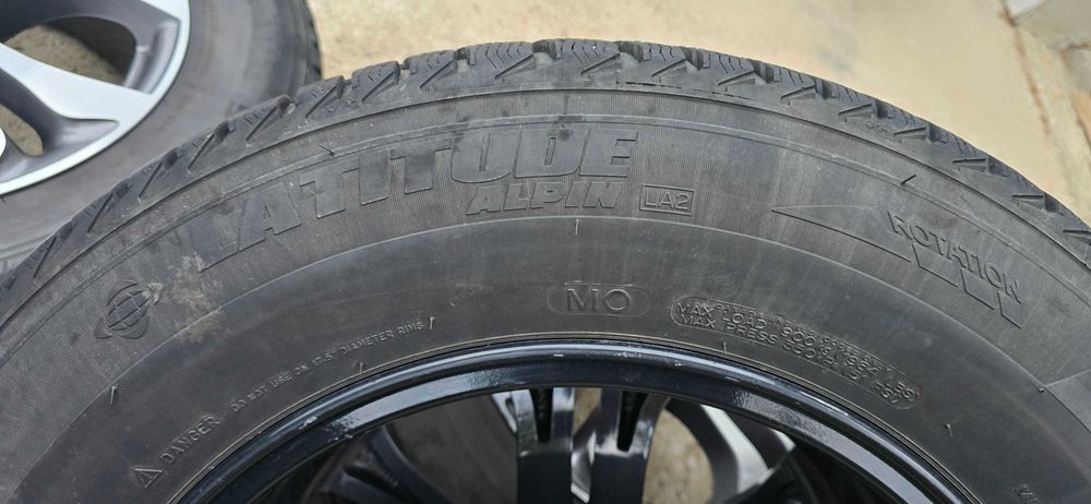 Jante Aliaj Mercedes GLC 235x65x17+Cauciucuri iarna Michelin Latitude