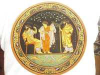 Стара Метална Декоративна Картина , Пано - Древногръцки Богове