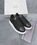 Adidasi Alexander Mcqueen negri piele naturala
