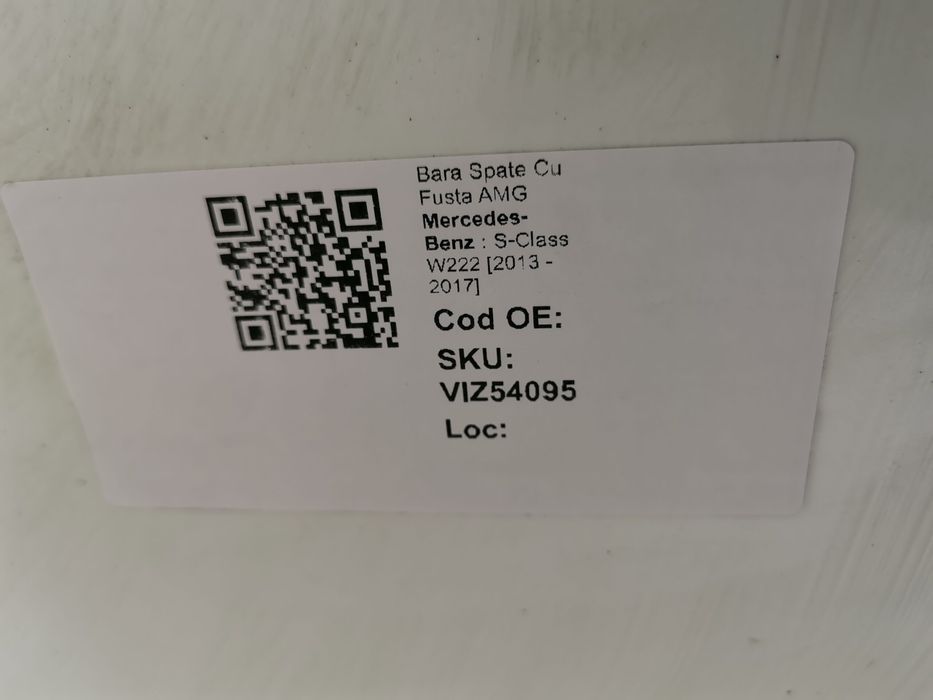 Задна броня с AMG пола Мерцедес-Бенц / Mercedes-Benz S-Class W222 Ориг