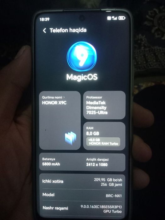 Honor X9C 5G Smart 8/256G