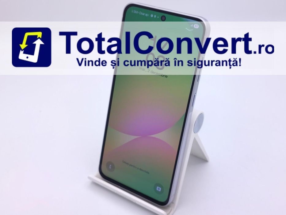 Samsung A56 128GB Black 8GB Dual SIM Liber, Garantie 24 luni | #D89047