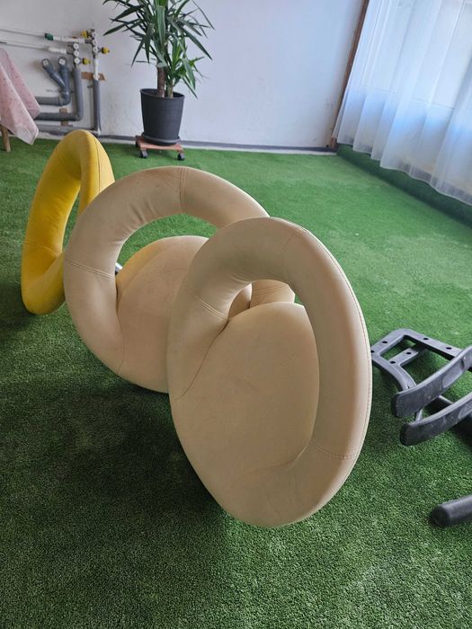 Scaun pivotant piele