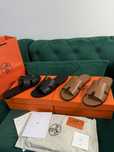 Papuci Hermes piele naturala 100% Full Box colectie noua
