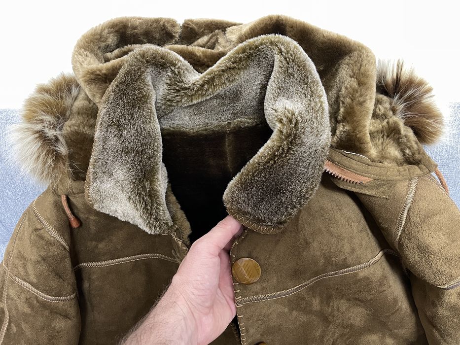 Haina Cojoc dama din piele naturala M