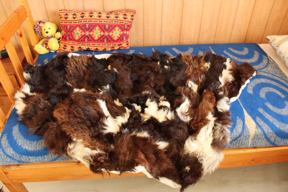 Естествени животински кожи за декорация