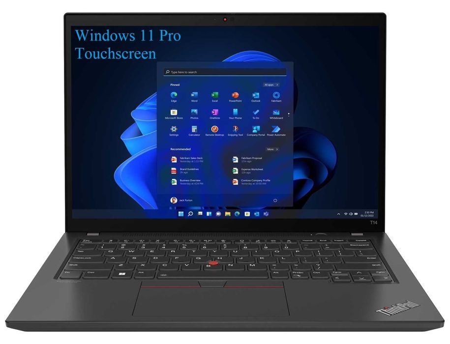 14" тъч ThinkPad T14 / Ryzen 5 PRO 7540U/16GB DDR5/ 1TB SSD/Win11Pro