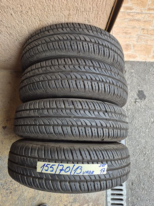 Vând cauciucuri 155/70/13 set complet imp Germania//Semperit//
