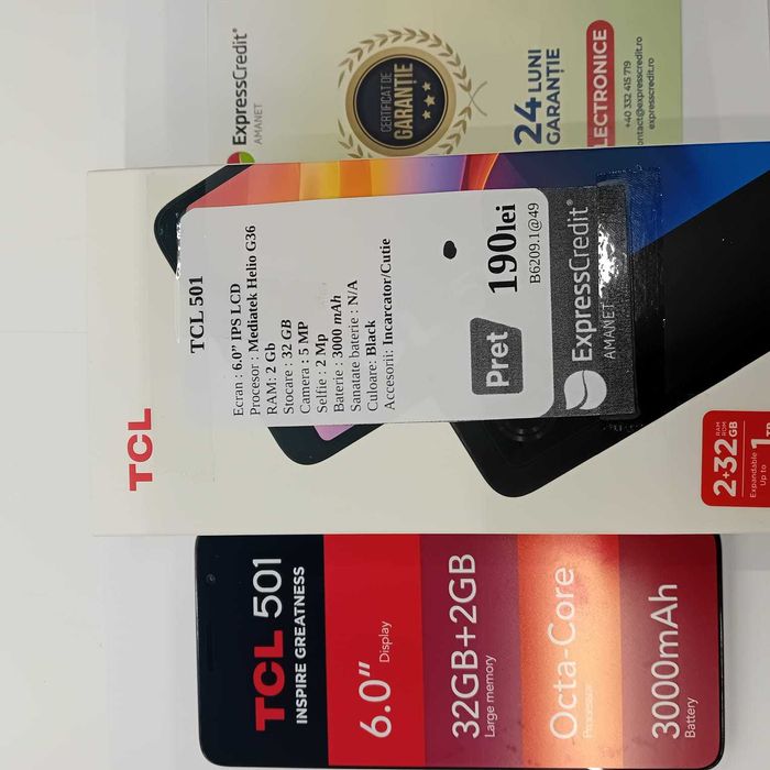Telefon TCL 501 (ag49 Esplanada b.6767) * 2 ani garantie