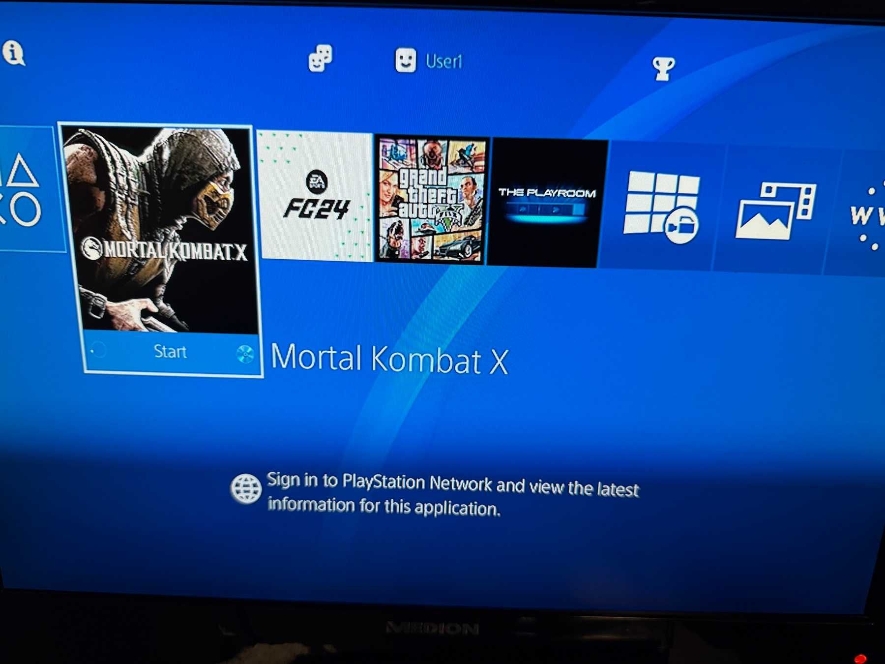 Playstation 4 Slim 500gb ,3 игри