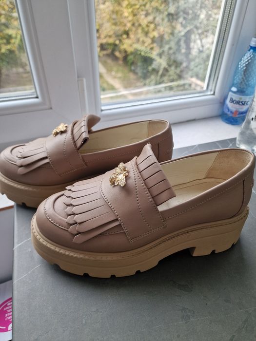 Pantofi mocasini loafers de piele