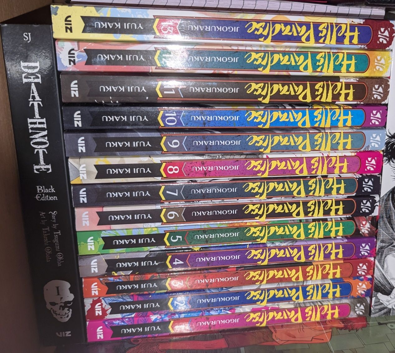 MANGA: Chainsaw Man, Death Note, Berserk, Vagabond, etc