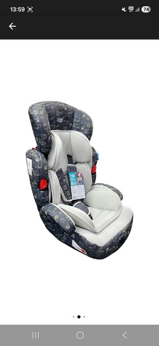 Scaun auto U-Grow U208-CAT, 9-36 kg, Gri